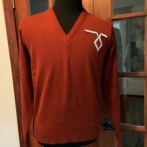Vintage 1970’s Kingsport V Neck Sweater